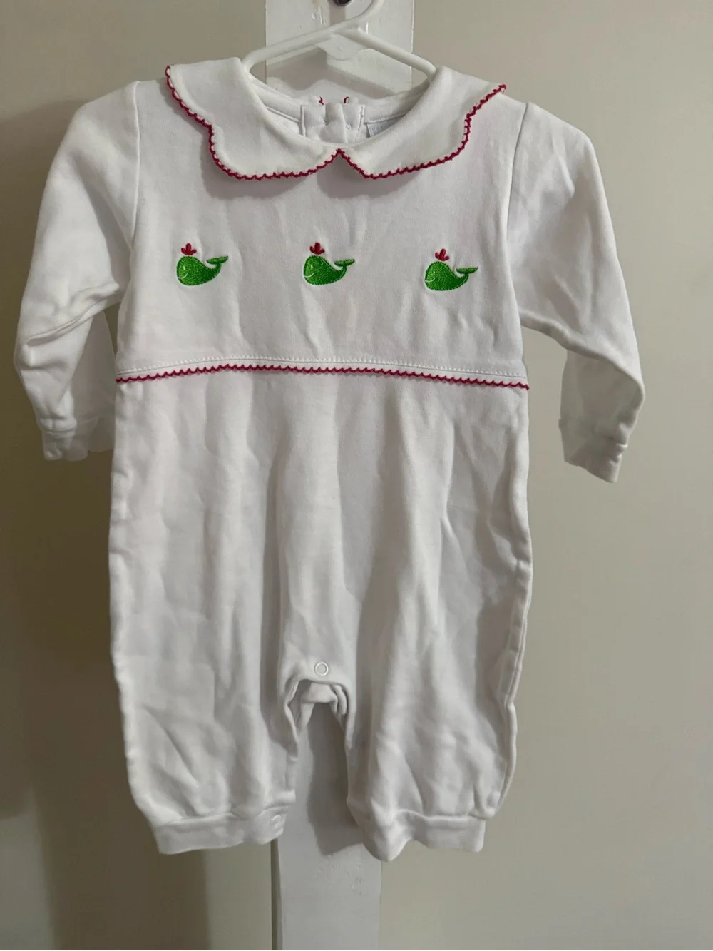 Little English Whale Romper